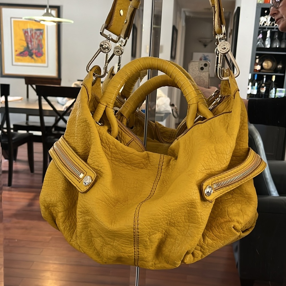 EUC Yellow Michele Purse